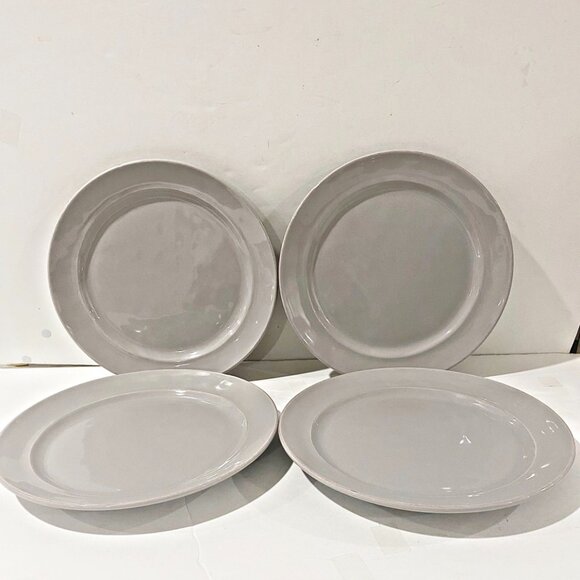 Lot De 4 Assiettes à Dessert Pottery Barn – Forme Poire – Jaune – Portugal